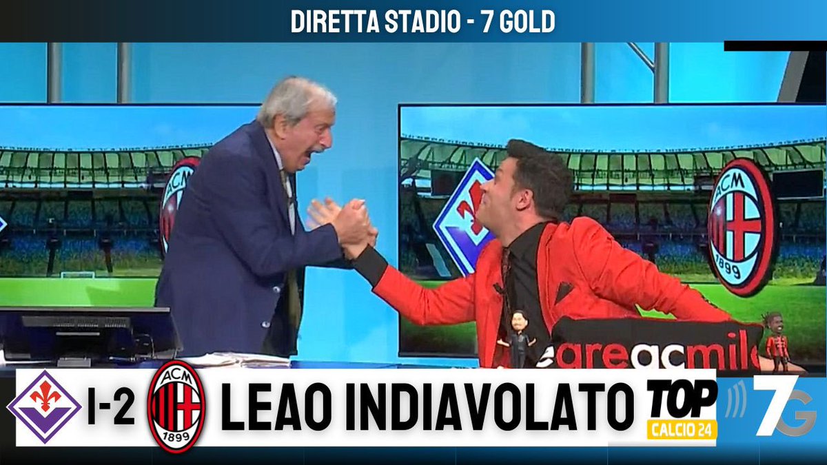 Il grande ritorno di Tiziano Crudeli è baciato dalla vittoria del Milan per 2-1 a Firenze: gol e assist per un super #Leao! 

Highlights di Diretta stadio disponibili sul nostro canale YouTube: youtu.be/_Des2yKGEu4?si…

#FiorentinaMilan