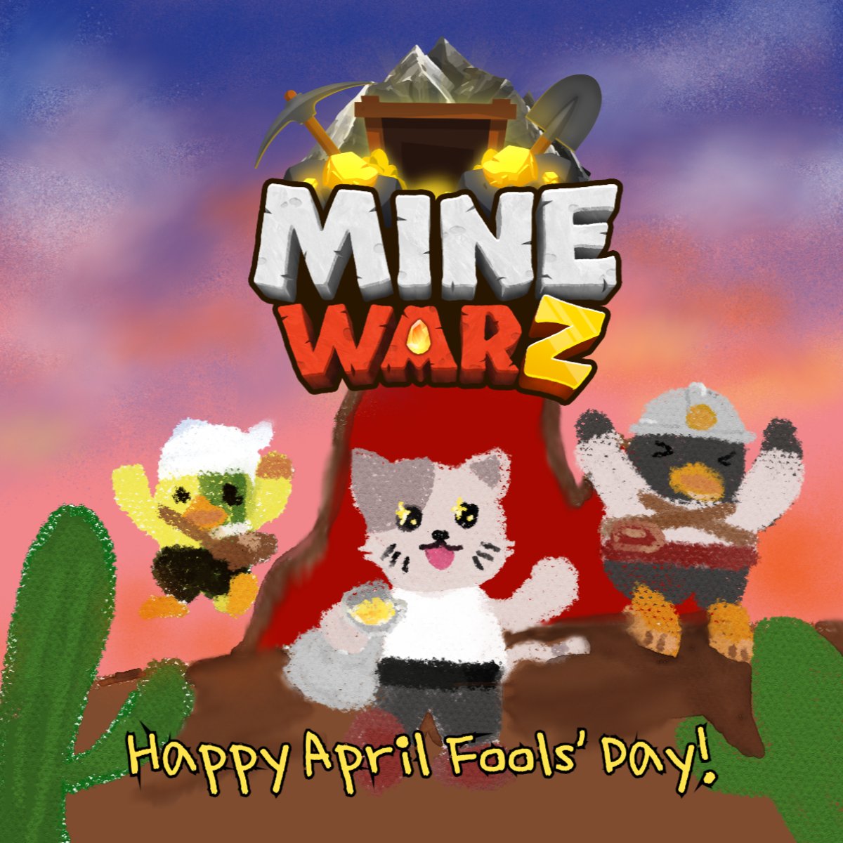 MINEWARZ_TEAM's tweet photo. ๐๏ธ Unlock a Mining Right with RTQ!
While MINE WARZ designers vacation, Annie, the Project Manager, unveils her special artwork. ๐จ
๐ How to participate:
1. Simply Quote this post.
2. Share your thoughts on Annie's art.
Is it cake, or a joke? Despite appearances, 5 lucky winners will get a Mining Right. Bet now! ๐ฐโ๏ธโจ #MINEWARZ #NFT #Web3gaming #crypto #giveaway