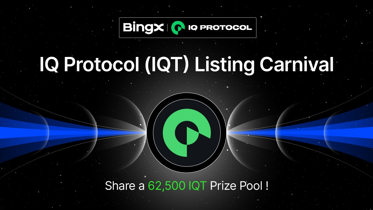BingX (@bingxofficial) on Twitter photo 🎁 $IQT Listing Carnival <a href="/IQLabs_official/">IQ Protocol | #NFT Rental Marketplace 🎮🕹️⚡</a>
💰 Share a prize pool up to 62,500 IQT!
Details 👉 bingx.com/en-us/act/temp…
💰 5 winners! 80 IQT #Giveaway each!
✅ To enter: RT this tweet and tag 5 friends. 🎁 $IQT Listing Carnival <a href="/IQLabs_official/">IQ Protocol | #NFT Rental Marketplace 🎮🕹️⚡</a>
💰 Share a prize pool up to 62,500 IQT!
Details 👉 bingx.com/en-us/act/temp…
💰 5 winners! 80 IQT #Giveaway each!
✅ To enter: RT this tweet and tag 5 friends.