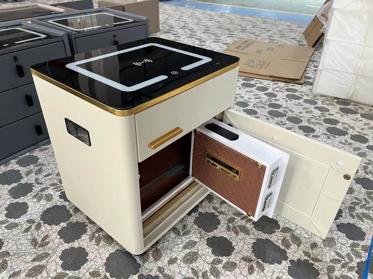ShawnXiao001's tweet photo. Hanyee new arrival safe box nightstand bedside table, coded lock, multi-function#safebox #safetybox #codedlock #wirelesscharging #bluetoothspeaker #nightstand #bedsidetable #safedepositbox https://t.co/p7UPIiiveI