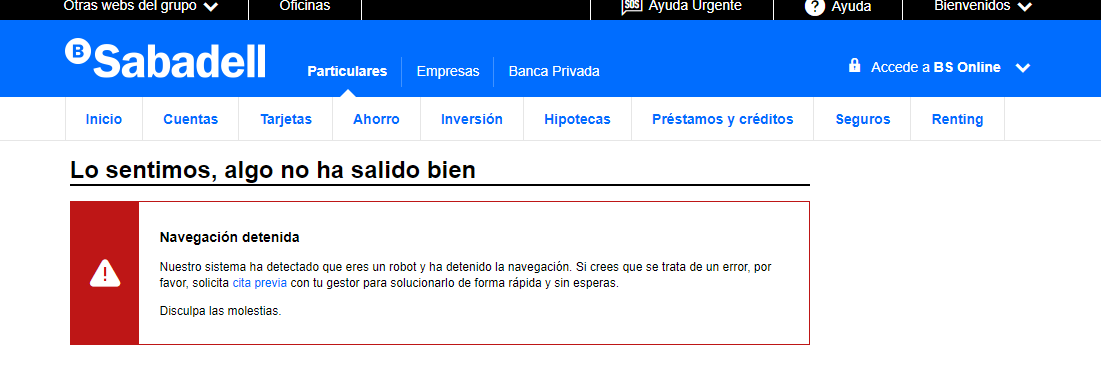FaustoRM's tweet photo. @BancoSabadell toda la Semana Santa sin poder operar por "una actualización", hoy tras 4 llamadas me generáis un problema y vuestro agente me manda a un formulario de reclamaciones en el que tengo que subir OBLIGATORIAMENTE varios documentos, cuando lo termino, me sale esto. https://t.co/nAY1j6BFs9