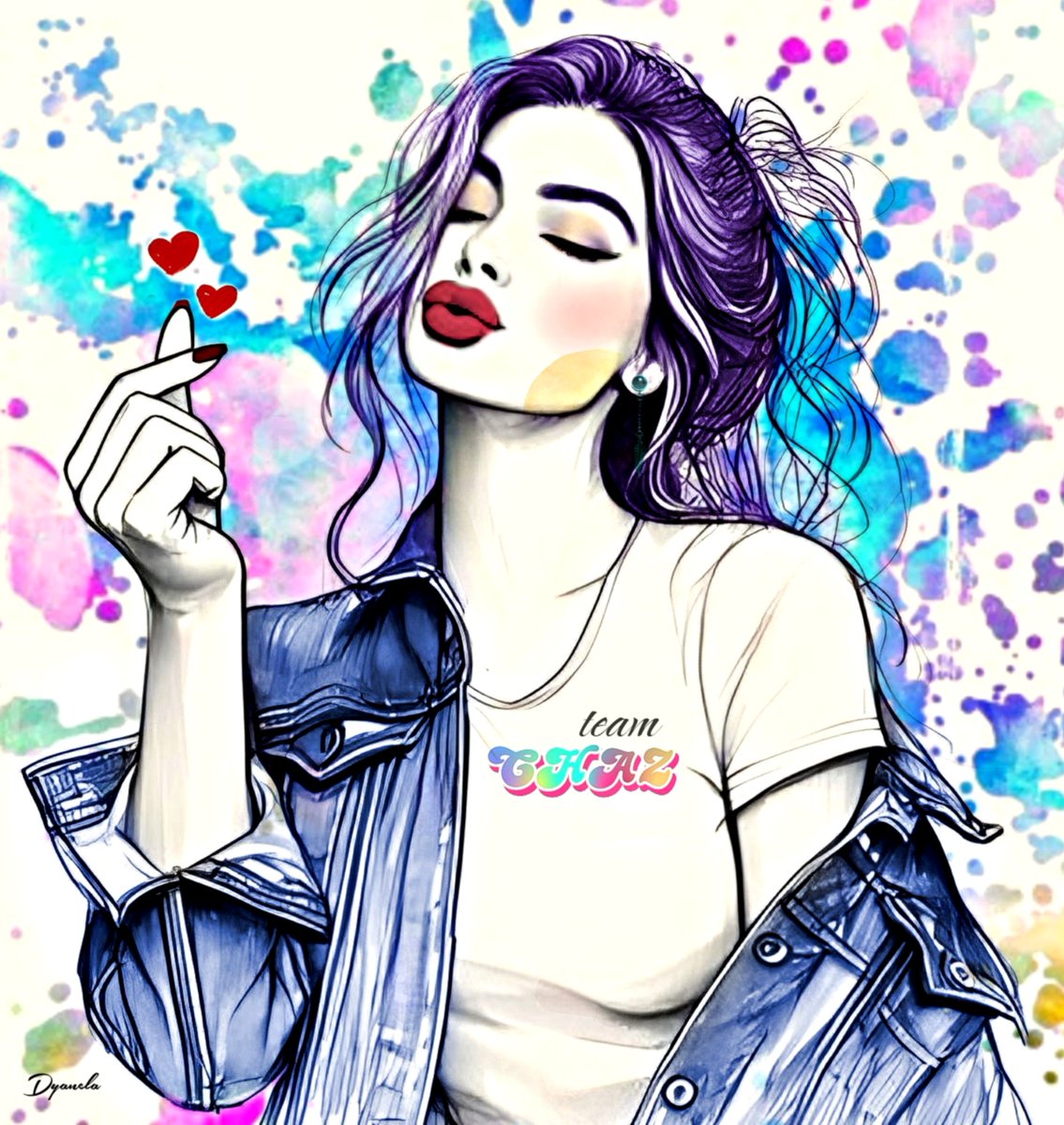 I have just collected "Team Chaz" by <a href="/dyanelaarts/">Dy | ᴏɴᴇʟᴏᴠᴇᴅᴀᴏ♥️DRIP💧🔺</a> on <a href="/objktcom/">objkt</a> 💜💜💜💕
<a href="/Chazwesley99/">ᴄʜᴀᴢ | ᴏɴᴇʟᴏᴠᴇᴅᴀᴏ</a>  objkt.com/tokens/KT1F6rQ…