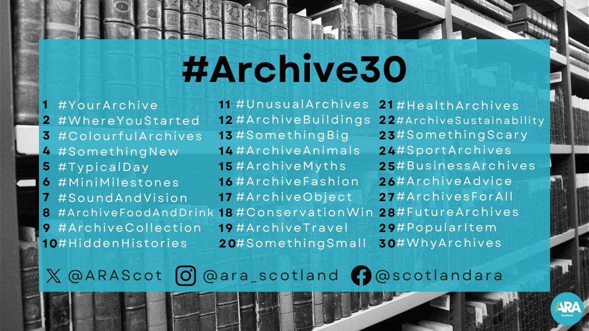 At last it’s Day 1 of #Archive30 @ARAScot today 🎉 

#YourArchive 

We have an amazing collection that we are privileged to look after and share from Whitchurch Hospital in Cardiff
We are looking forward to seeing everyone’s tweets

#whitchurchhospital 
#MentalHealthHistory