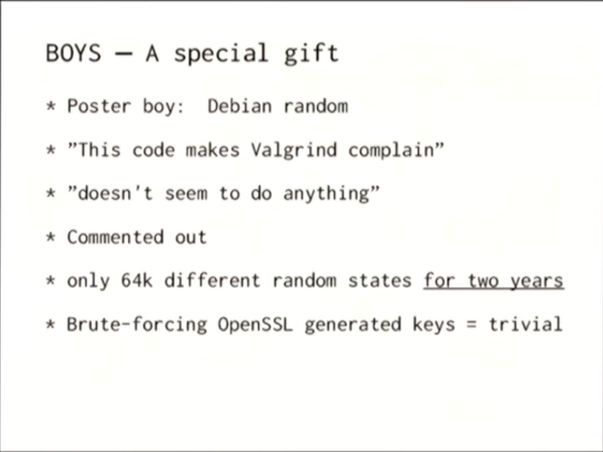 Deja vu... reaching this slide from @bsdphk presentation given at FOSDEM '14, particularly the second bullet...

Take the 30 minutes to check it out, its worth every minute youtube.com/watch?v=fwcl17…