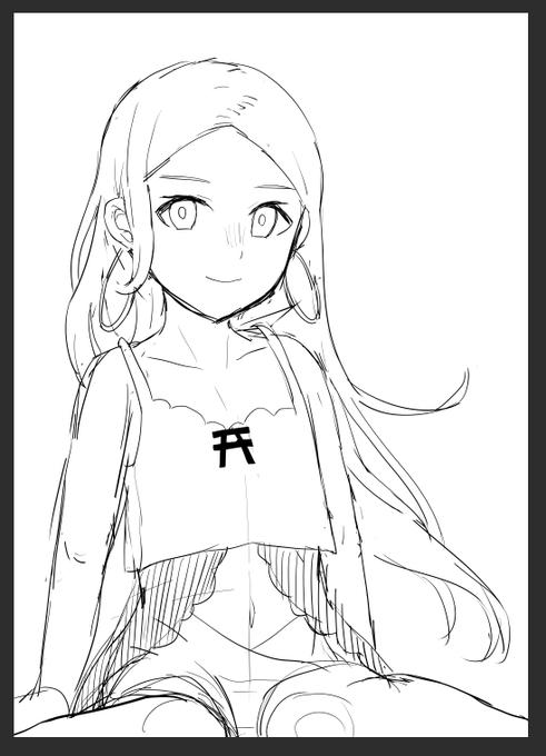新山擬人化wip
要素モリモリする前のベース 