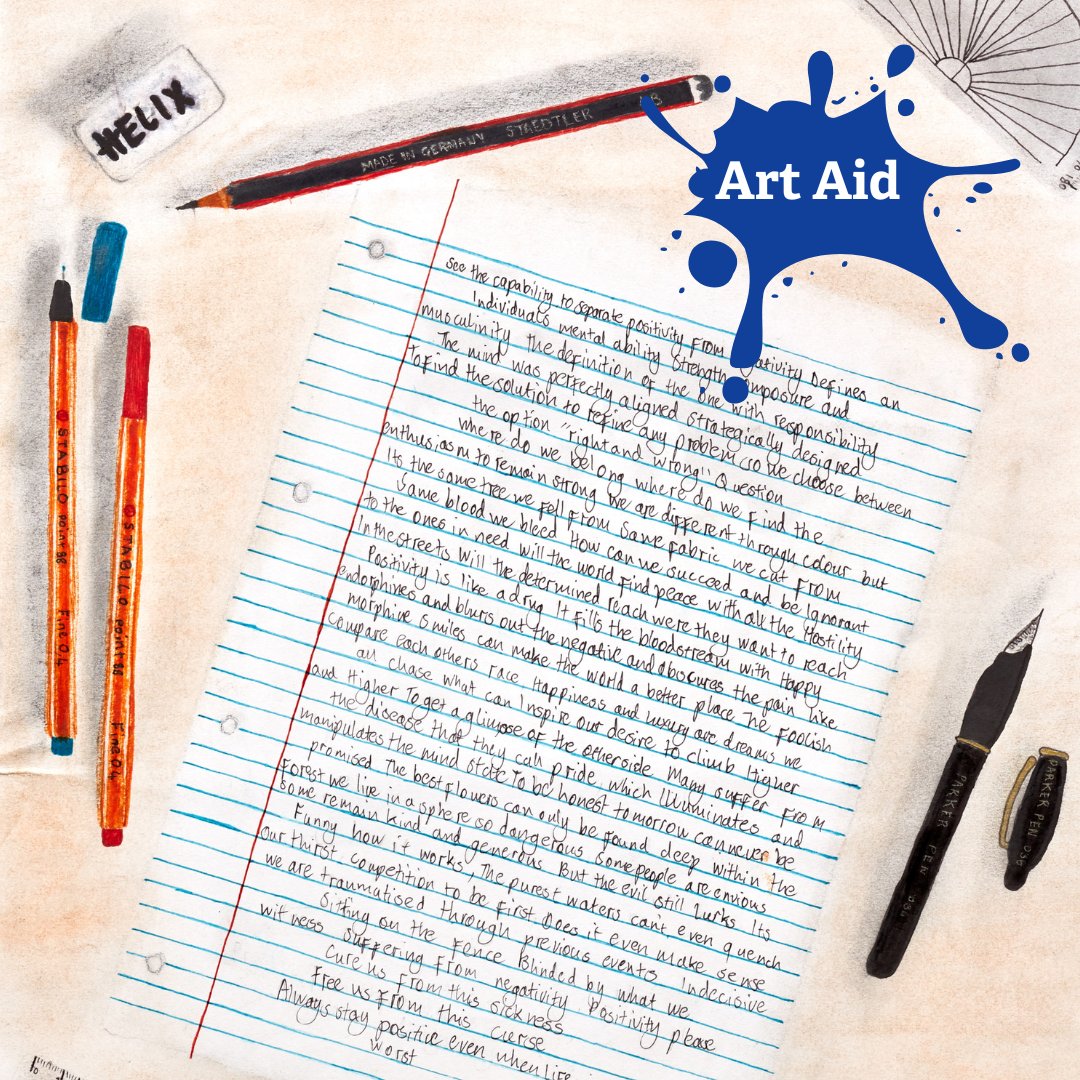 💬“Sometimes getting started can be the hardest part of creative writing.” This bank holiday, why not have a go at our April #ArtAid task, set by Koestler mentee Christian, to help you write interesting dialogue! 🔗koestlerarts.org.uk/get-inspired/a…