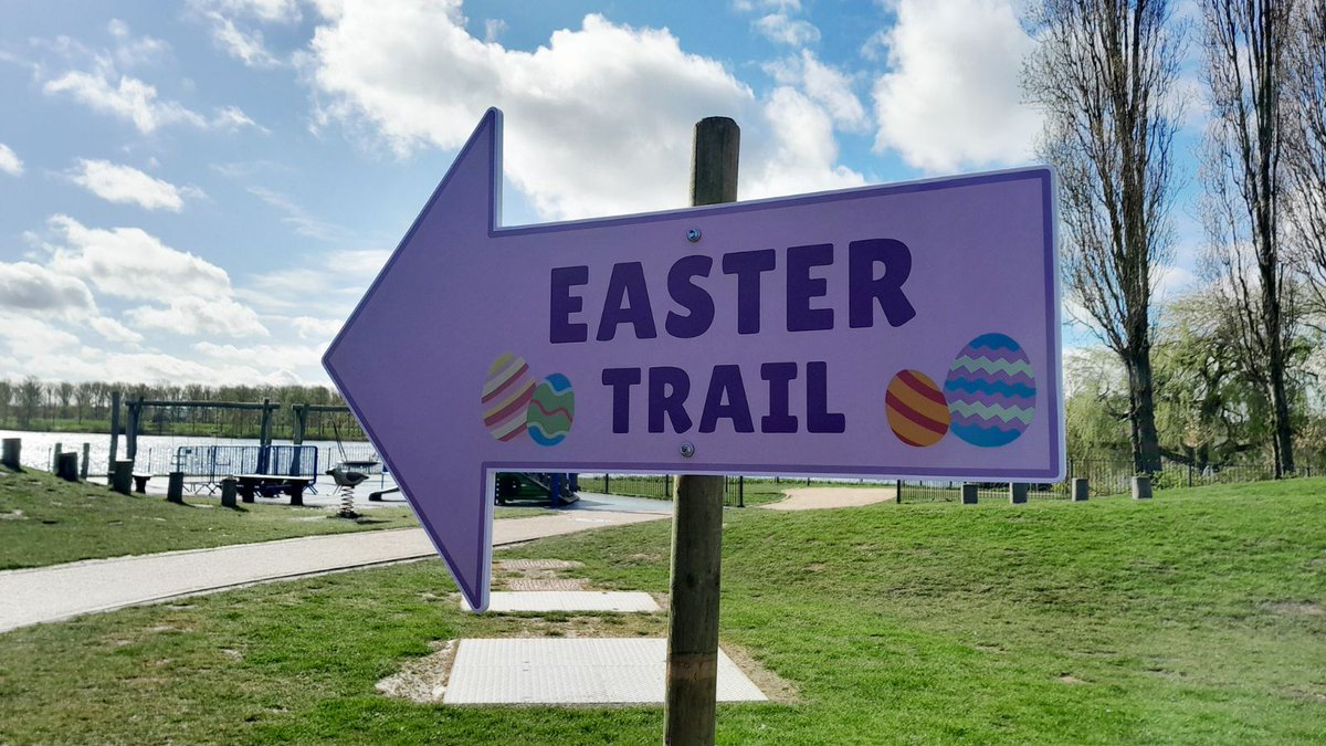 Visit Willen Lake this Easter Holiday to take part in our egg-citing Easter Trail 🐰🥚 It's completely free, simply visit the Watersports Centre between 10am - 4pm to collect an answer sheet. Then head on a hunt around the park searching for giant eggs with questions to answer.