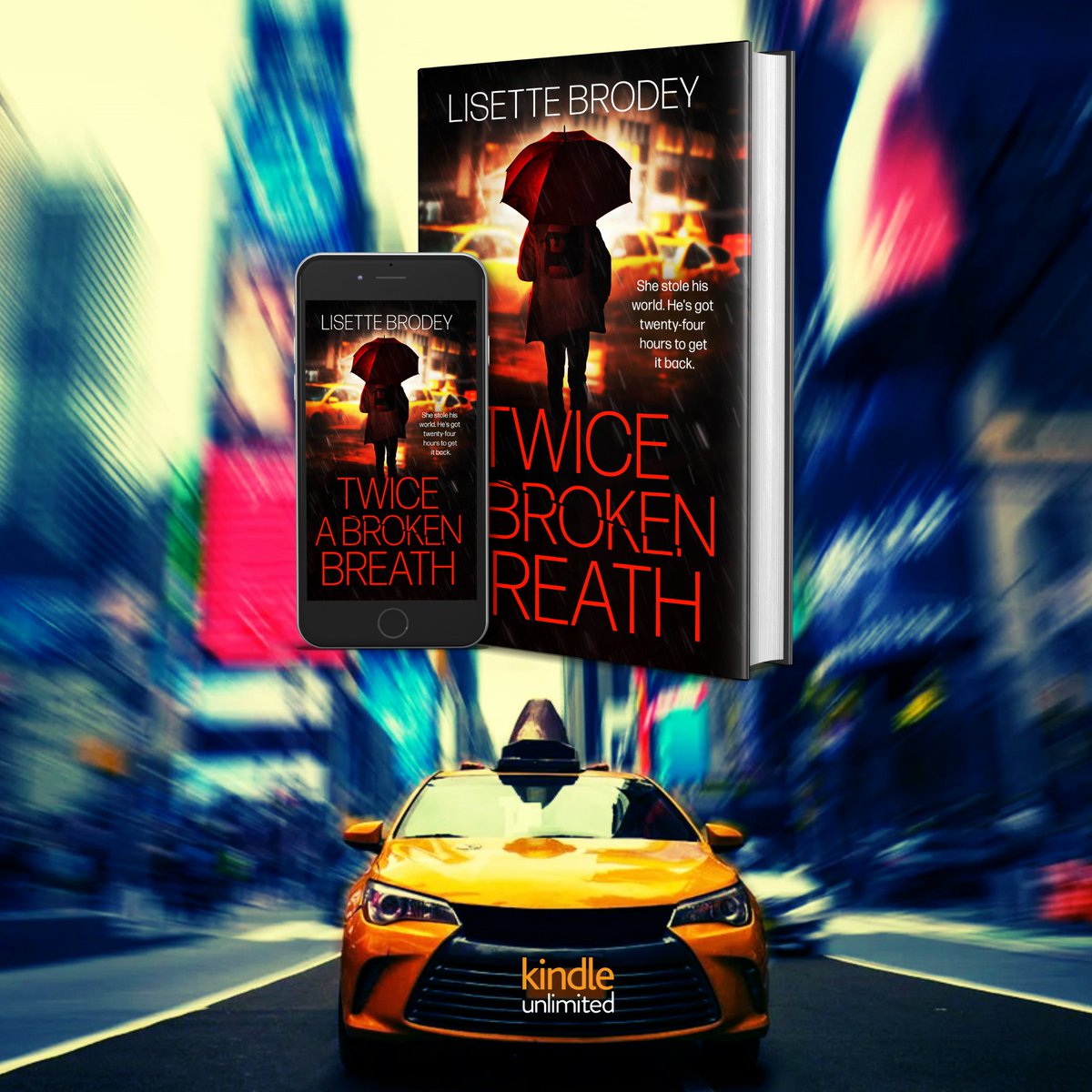 TWICE A BROKEN BREATH 🌆🚖 'I so enjoy a great plot, yet I’m fully engaged only if the story is also character-driven. The author's side characters are impressive, as richly cast as her protagonist.' ☔️💦 mybook.to/TwiceBroken 📕 #NYC 💥 #suspense #KU
