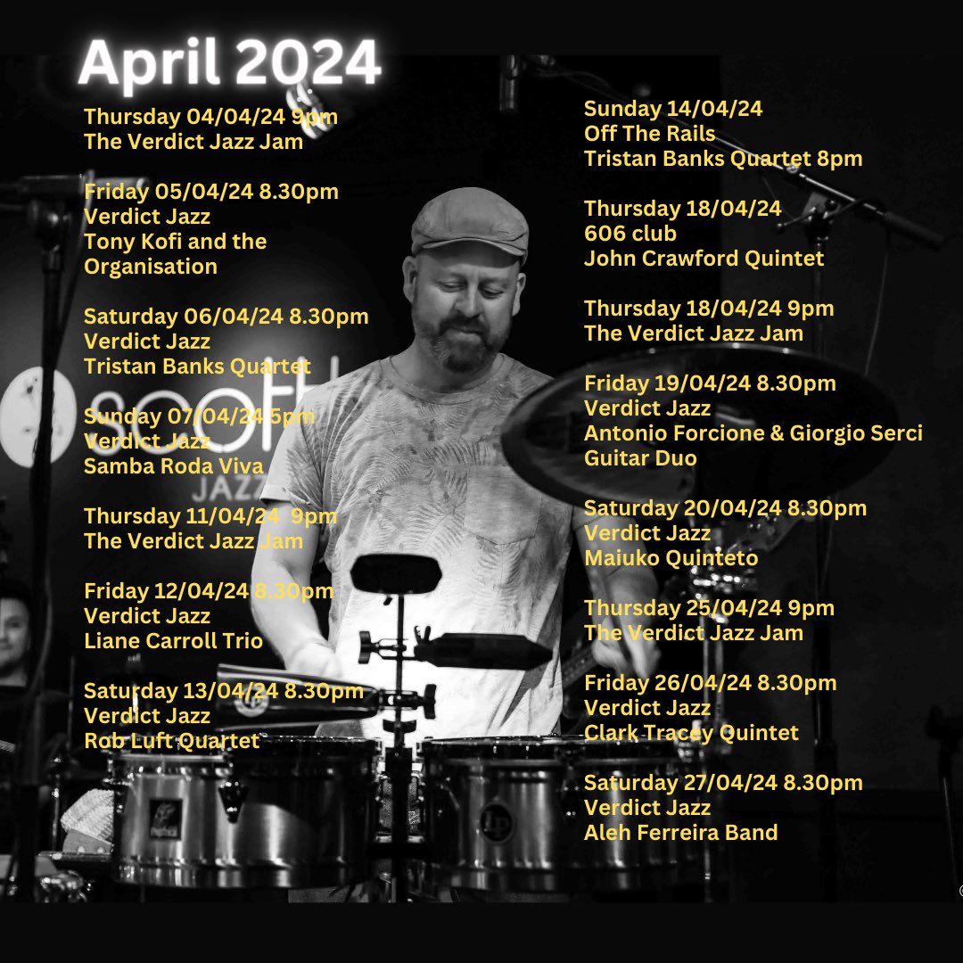 Tristan Banks (@tribanks) on Twitter photo ⭐️⭐️⭐️⭐️⭐️ Aprils round up of shows I’m playing/promoting. Music 🎧 Flex (For Dexter) <a href="/Love_Brighton/">VisitBrighton</a> <a href="/Jazzwise/">Jazzwise</a> <a href="/IntlJazzDay/">InternationalJazzDay</a> <a href="/brightonmag/">Brighton Magazine</a> <a href="/SussexVisitor/">Sussex Visitor</a> <a href="/VisitEngland/">VisitEngland</a> <a href="/verdictjazz/">Verdictjazz</a> #jazzuk #brighton ⭐️⭐️⭐️⭐️⭐️ Aprils round up of shows I’m playing/promoting. Music 🎧 Flex (For Dexter) <a href="/Love_Brighton/">VisitBrighton</a> <a href="/Jazzwise/">Jazzwise</a> <a href="/IntlJazzDay/">InternationalJazzDay</a> <a href="/brightonmag/">Brighton Magazine</a> <a href="/SussexVisitor/">Sussex Visitor</a> <a href="/VisitEngland/">VisitEngland</a> <a href="/verdictjazz/">Verdictjazz</a> #jazzuk #brighton