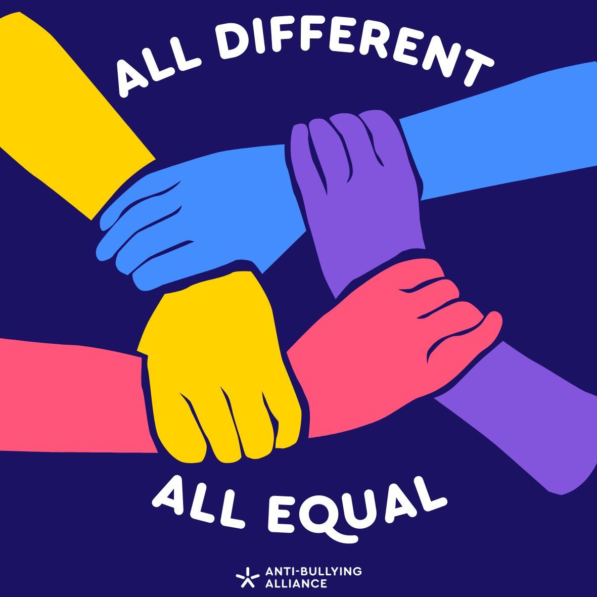 Happy #CelebrateDiversityMonth! 🙌

Children are often bullied for perceived differences. It is vital that to prevent bullying we celebrate the differences in ALL students and staff. #AllDifferentAllEqual

Find out more here: anti-bullyingalliance.org.uk/tools-informat…