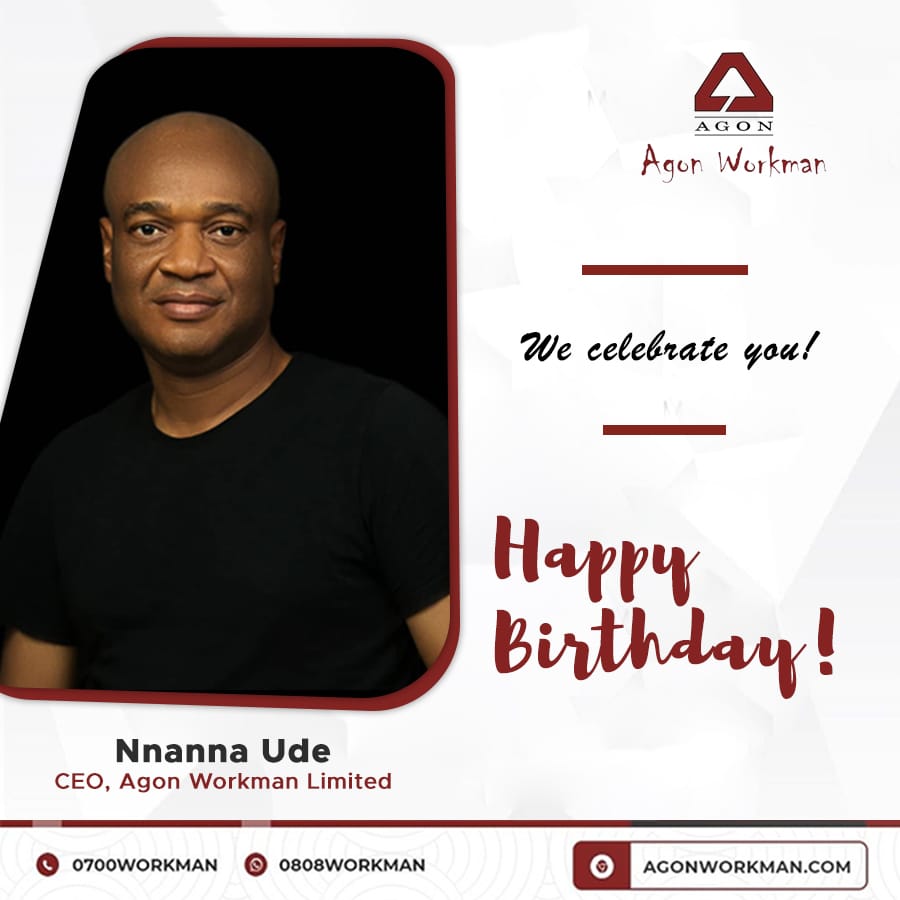 Happy birthday to an exemplary leader and forerunner, the CEO of Agon Workman Limited; @nnannaude

We love and appreciate you now and always.

May this season usher you into greater and more beautiful things.

#happybirthday
#April1