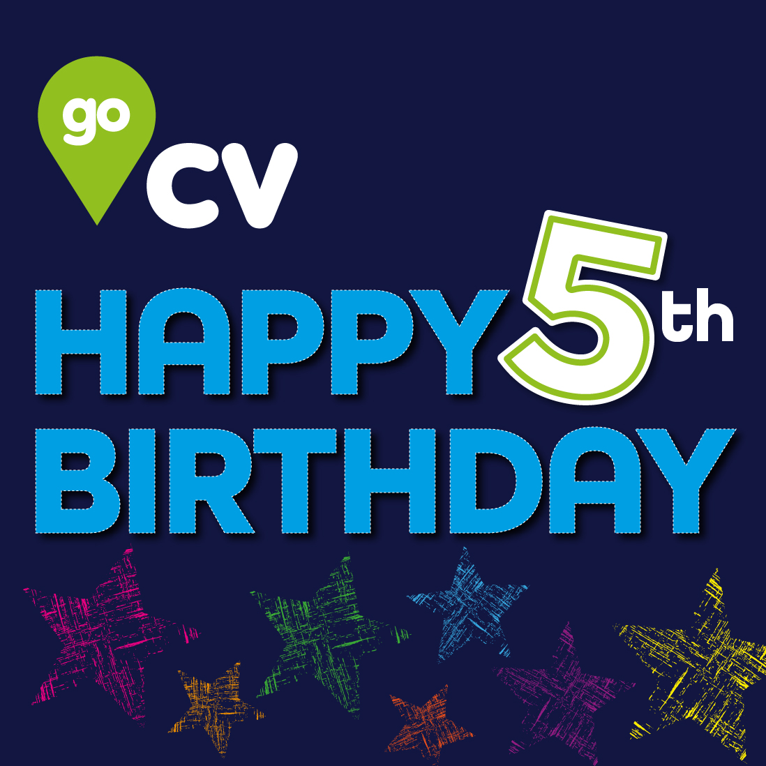 Today is @GoCVcard fifth birthday! 🎉 Thank you to all our partners and over 110,000 members for joining us! The #GoCV app is the best place to find all our latest offers orlo.uk/YRLcm Register and be ready to save with Go CV ⏩ orlo.uk/PBaZj @coventrycc