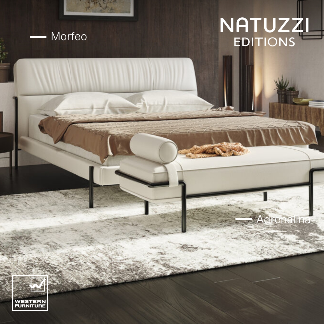 The Morfeo bed draws inspiration from the distinct and expressive forms of early 20th-century Western modernism.

It represents the foundation of contemporary style that we've come to appreciate over the years.

#WesternFurniture #ItalianDesign #HomeDecor #LuxuryLiving #Dubai