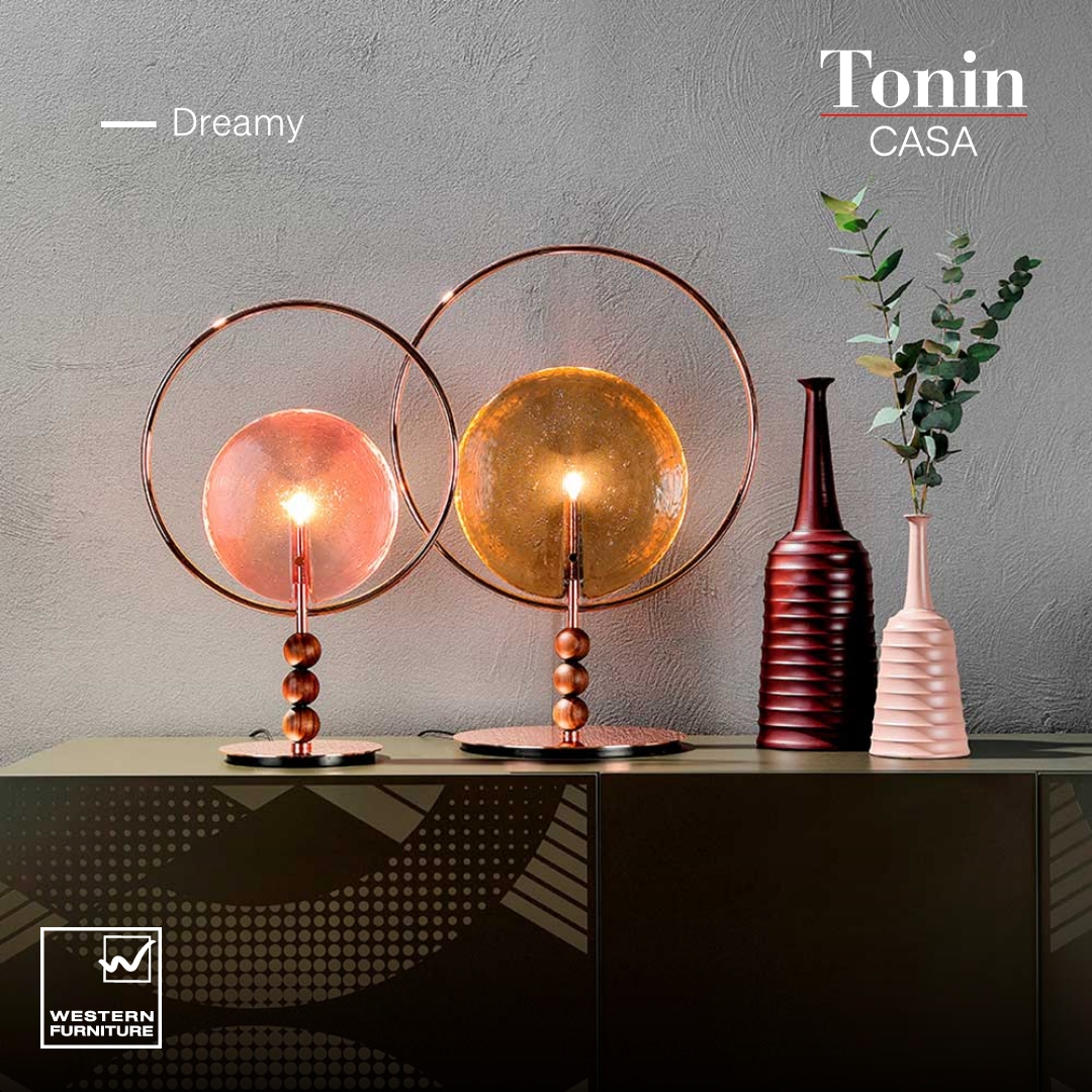 Dreamy is a hanging lamp designed to evoke the softness of a dream-catcher.

Its chromed metal frame encases a fusion glass light-diffuser, creating a gentle and warm illumination throughout your space.

#WesternFurniture #ItalianDesign #HomeDecor #LuxuryLiving #Dubai
