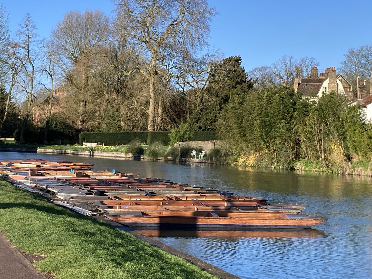 You rarely get Cambridge to yourself - but this morning was a lonely treat