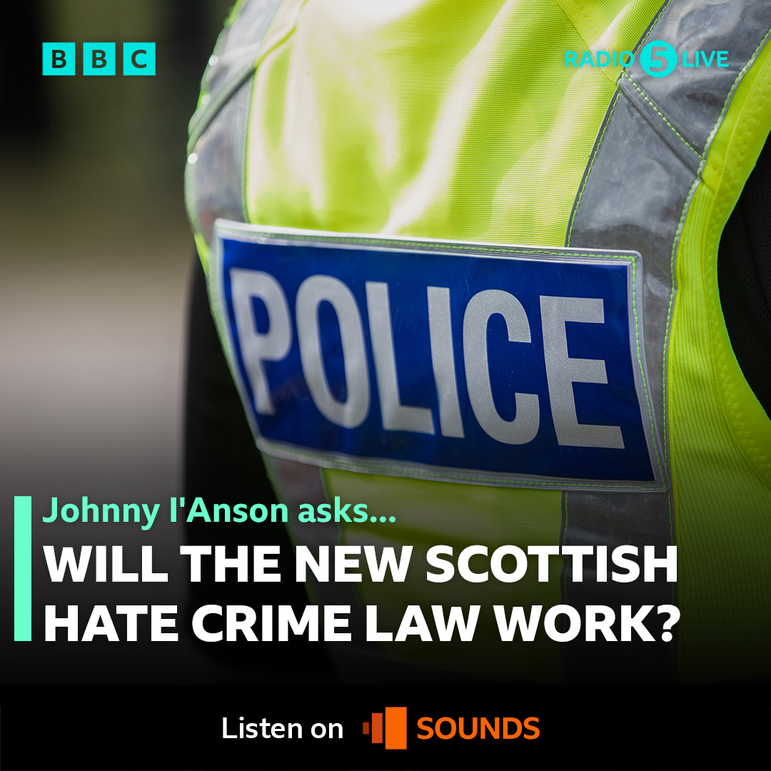 Scotland’s new hate crime law has come into force today. It creates a new offence of stirring up hatred against protected characteristics, including: ➡️Age ➡️Disability ➡️Sexual orientation ➡️Transgender identity @johnnyianson asks: Will the new Scottish hate crime law work?
