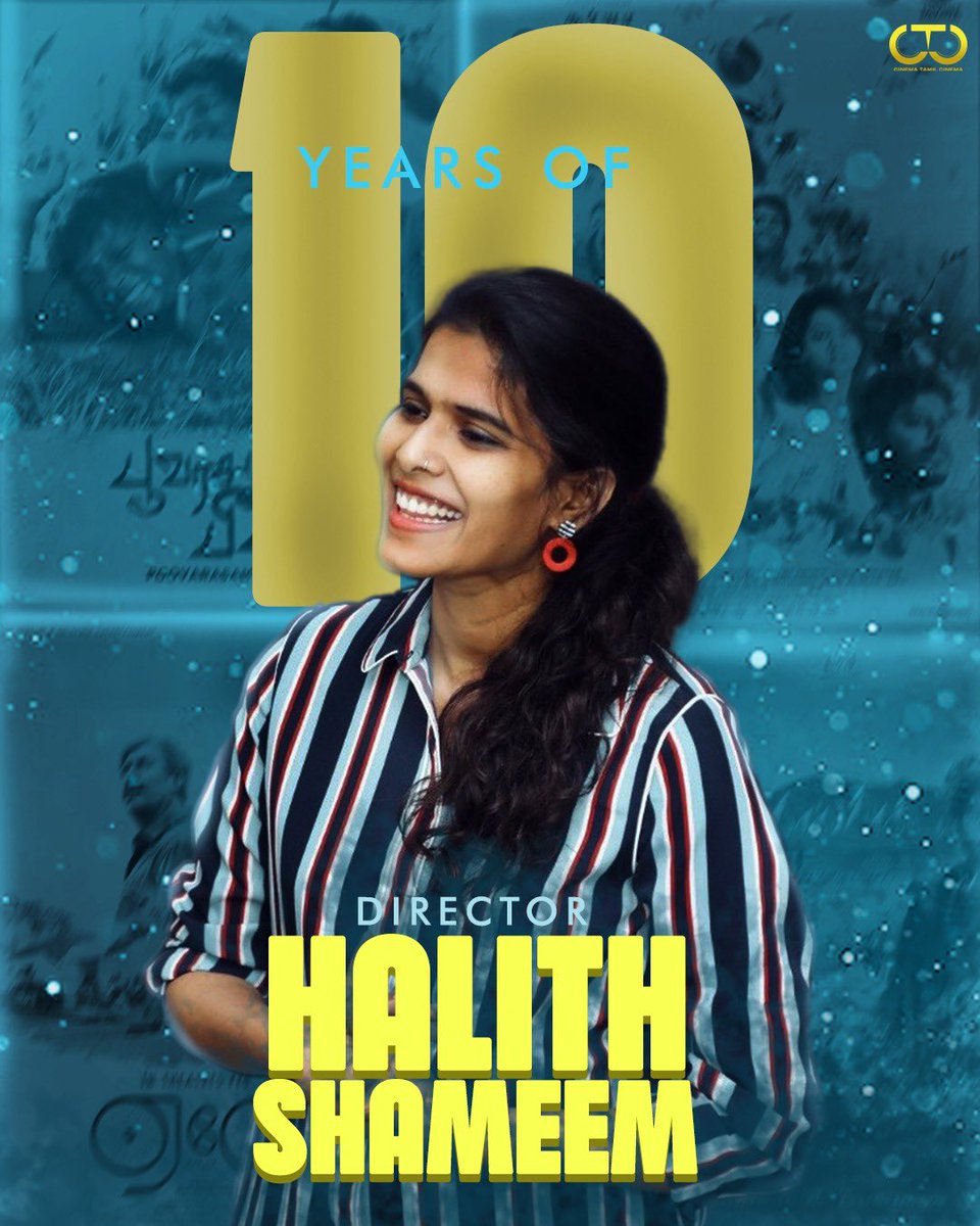 10 years of @halithashameem mam     Congrats and Best Wishes...  ❣️🎉