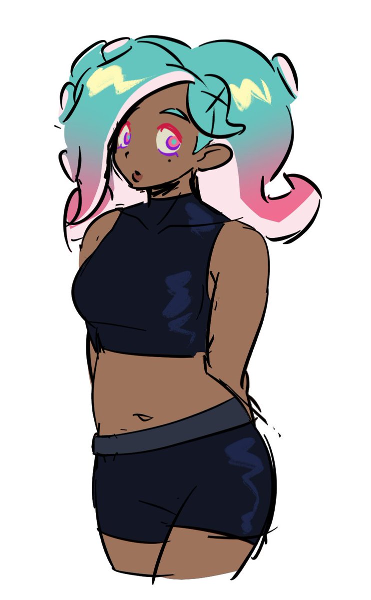 오억년만에 그리는거같은 자캐..