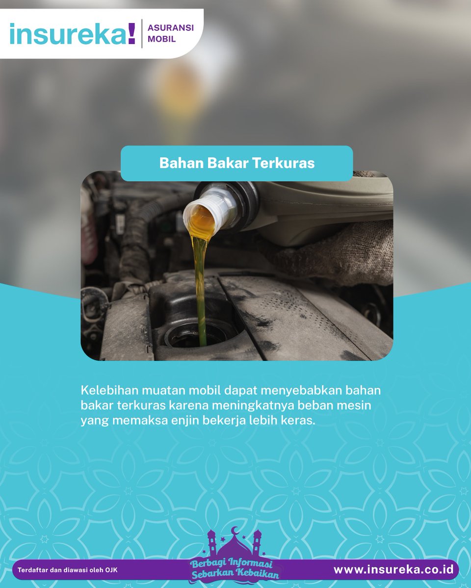 InsurekaID's tweet photo. 2️⃣ Boros Bahan Bakar! ⛽ 

Ngebawa barang lebih banyak beratnya, otomatis mobil butuh lebih banyak bensin! Hemat bensin jadi omong kosong deh kalo barang bawaannya overload! https://t.co/u7DNtTslSn