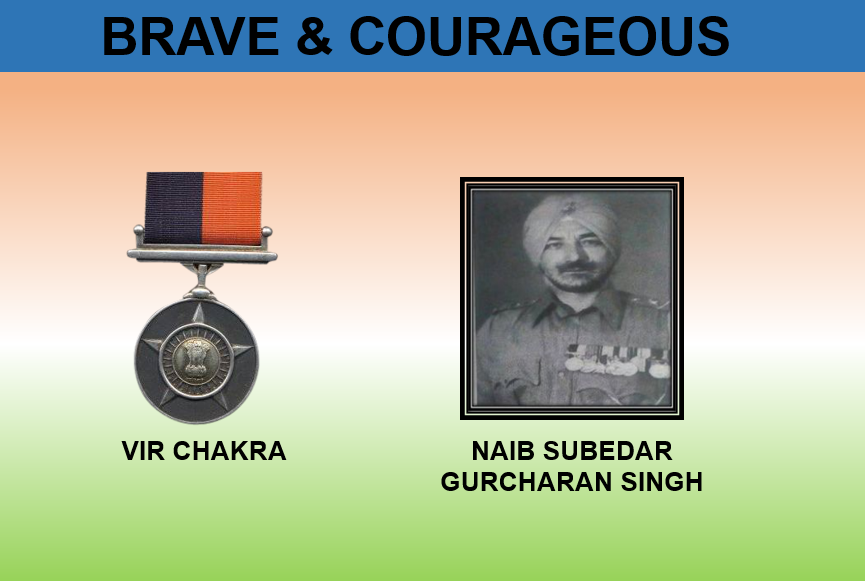 01 Apr 1972 
Eastern Sector

Naib Subedar Gurcharan Singh displayed conspicuous gallantry & inspiring leadership in the face of the enemy. Awarded #VirChakra.  
Salute to the war Hero! 
#IndianArmy