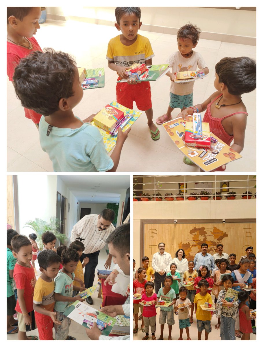 We (EOW & STF) celebrated Utkal Divas with our neighbouring underprivileged children. Many of them want to be a police officer. Our wishes & prayers for them. Some of them will be donning the khaki uniform in coming years. @odisha_police @CIDOdisha