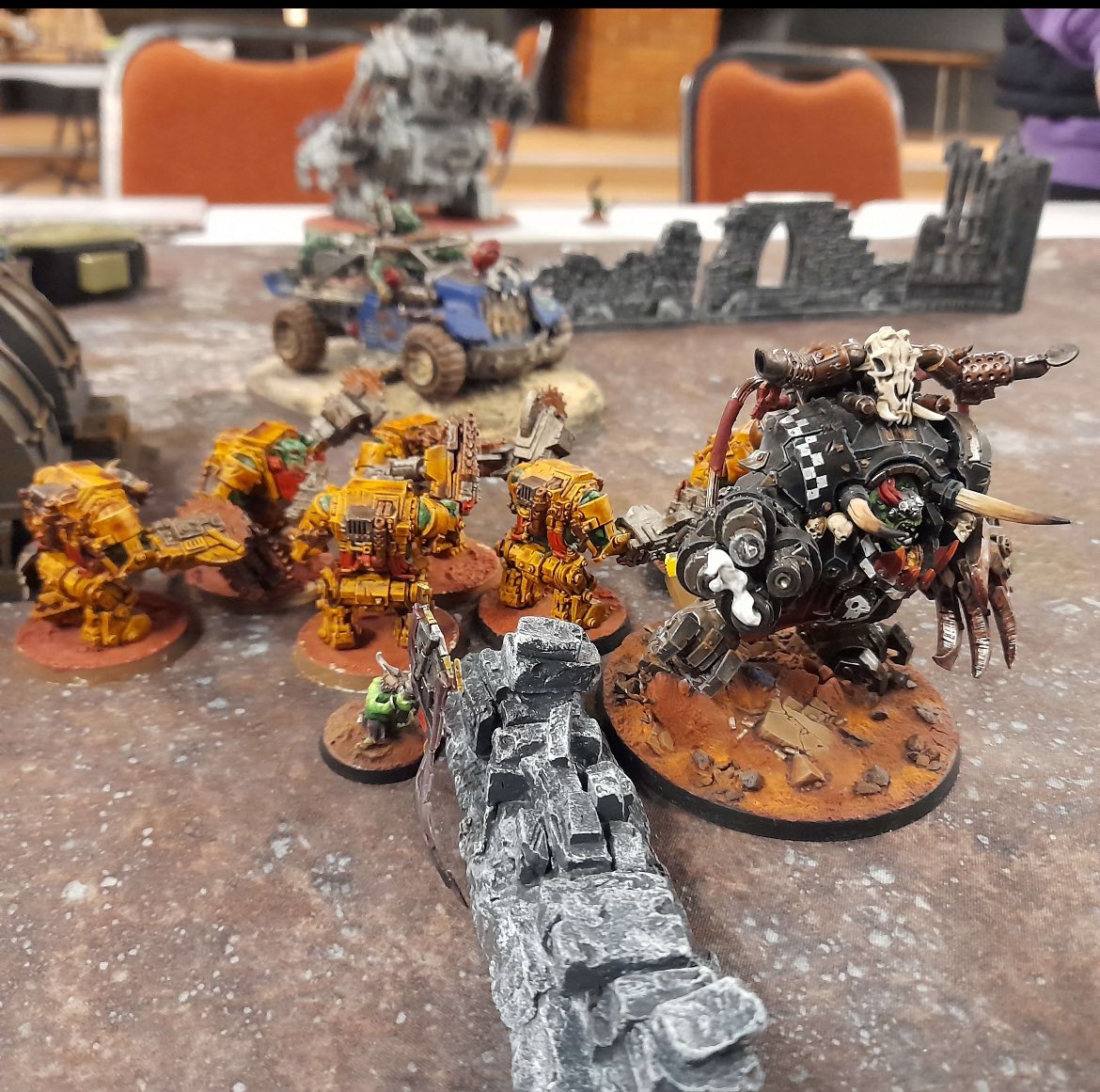 scribesofwar's tweet image. Sorry we have not been active on here recently this place has turned into a cesspit and I have felt pretty bad about hobby motivation recently.  However club has still been happening here are a couple of shots from a 5k per side game we played recently.