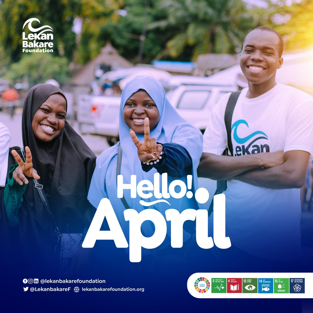 Did you know April 1st is also International Joke Day? And while we love to always have a good laugh, the health of our oceans is no joke.

This April, let's pledge to protect marine life and ecosystems.🌊 Let us make every action count this new month.💯

#LekanBakareFoundation…