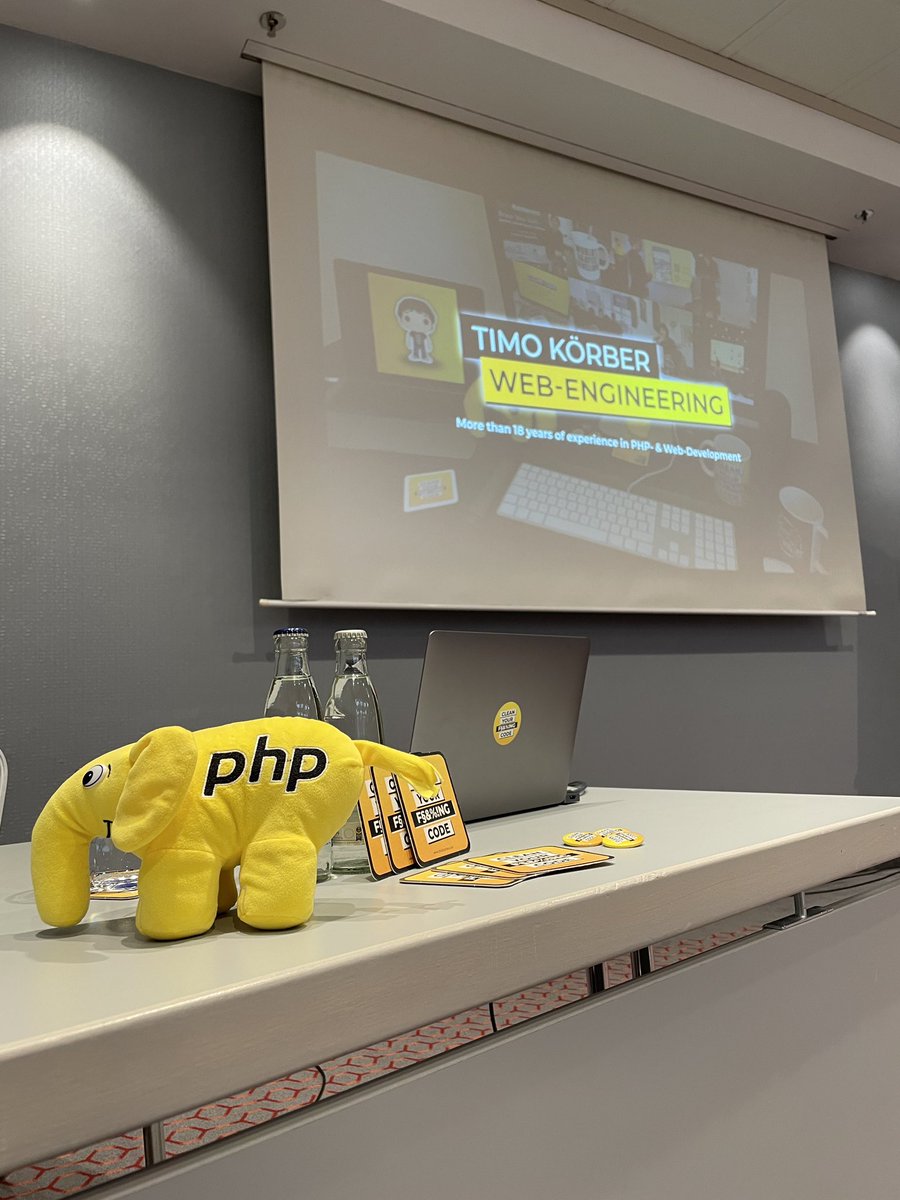 timokoerber's tweet image. Some Feedback I got to my Clean Coding talk at IPC 2024 in Berlin:
„Thanks for providing a stage for this important topic. Too bad so few companies understand why this is essential for building high-quality sustainable software.“
#cleancoding
Photo: @phpconference