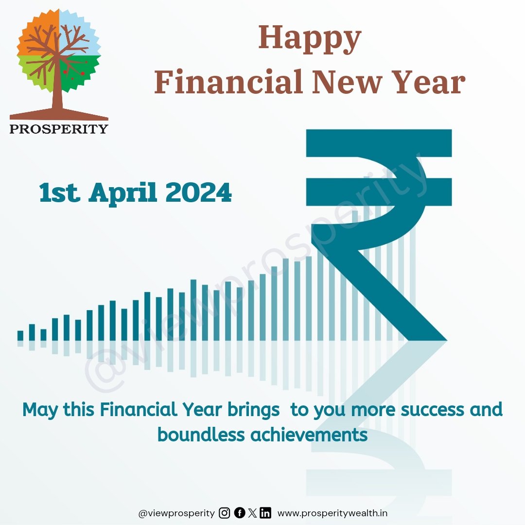 Happy Financial New Year! 
#viewprosperity #financialyear #newfinancialyear #finances #india #newyear2024 #money #funds #mutualfund #equity #debt #energy #insta #instagram #bharat #newbhararat #rupees #facebook #twitter