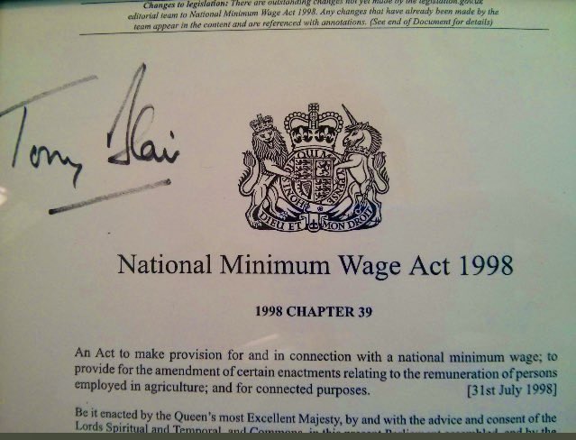 Today marks 25 years since the launch of the National Minimum Wage. A recent study by the Resolution Foundation states it has driven up the pay of millions of Britain’s lowest earners by £6,000 a year, making it the single most successful economic policy in a generation.