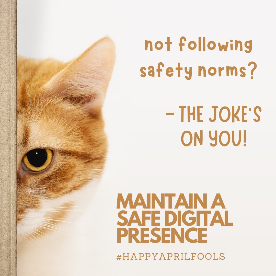 Thinking of skipping safety? April Fools! Secure your digital footprint and keep the real jokes rolling. #HappyAprilFools #YoungIndiaUnchained #YIUClub #YIUMumbai #womensafety #womenempowerment #ChildSafety #GirlSafety #safetyfirst #WeForHer #violenceagainstwomen #girlsafety