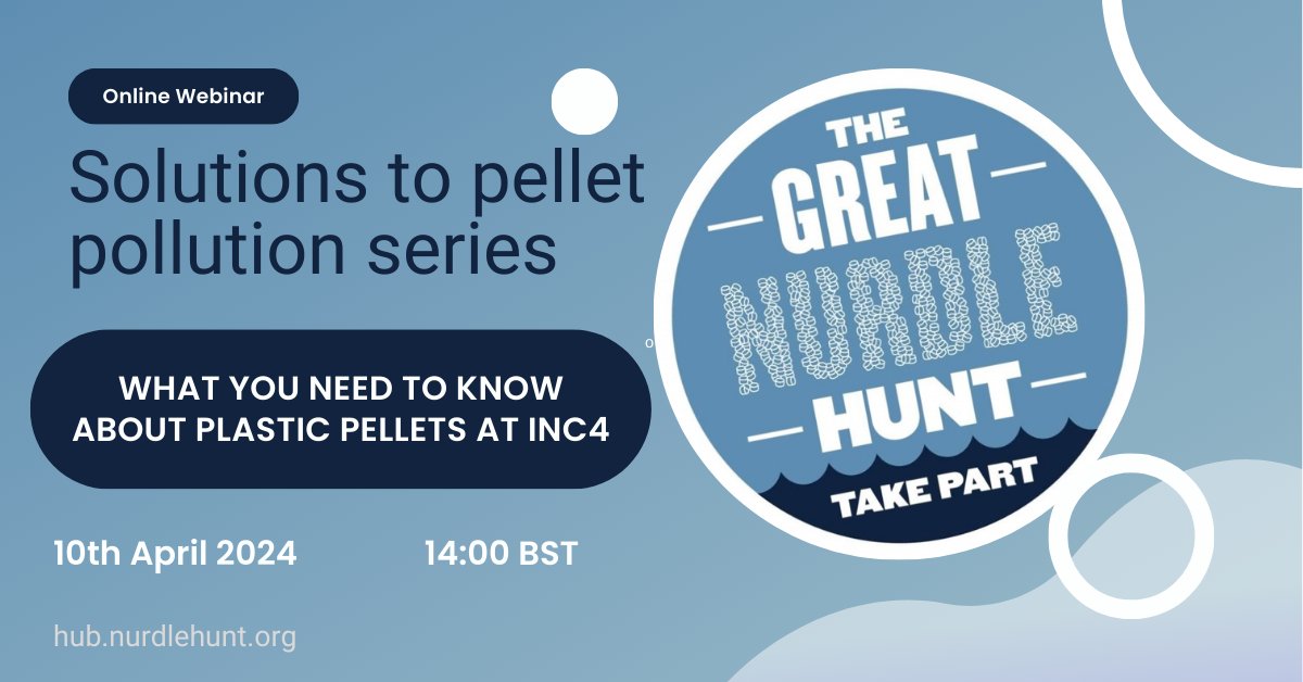 📢New Webinar - What you need to know about plastic pellets at INC4 Join expert speakers to learn all you need to know about pellets in the #plasticstreaty and what to lookout for at #INC4 🗓️10th April ⏰ 14:00 BST Register Now👉 us02web.zoom.us/meeting/regist…