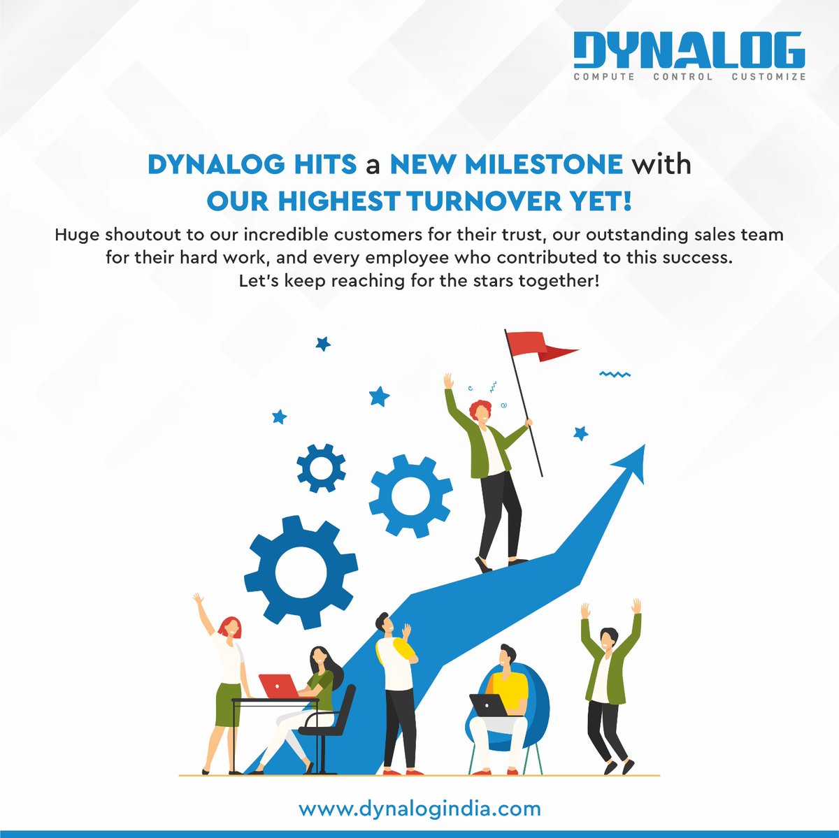dynalogindia's tweet photo. 🎉 We're thrilled to announce that Dynalog has achieved its highest turnover! 🚀 Thank you to our incredible team, loyal customers, and supportive community for making this milestone possible. Here's to continued growth and success! 🥂

#CompanySuccess #MilestoneAchievement https://t.co/6fo0vEj63Q
