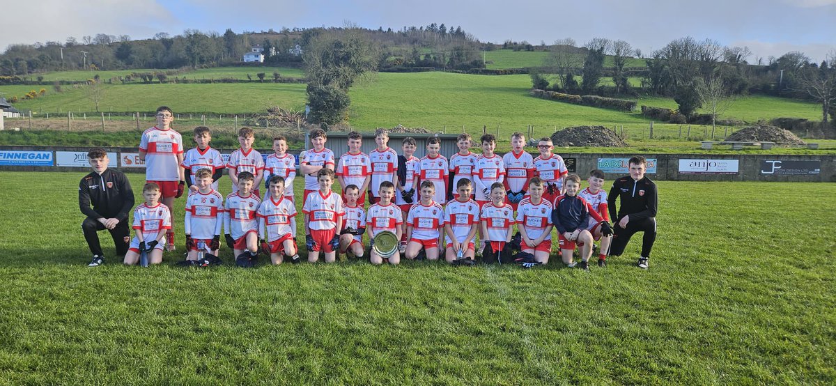 Comhghairdeas Shea &amp; Daithi on their win at the weekend over Tyrone in the Ulster Minor Shield Final. 

The lads called after their game to see the U12 boys in action on Saturday afternoon.

Next up:
Armagh v Antrim 
Sat 6th April @ 12
Athletic Grounds
Ulster Minor Championship