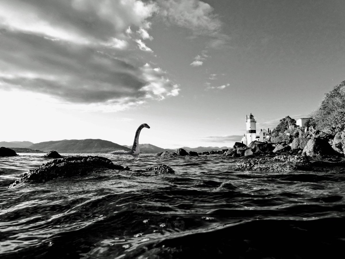 *******BREAKING NEWS********* another image coming in of her being spotted at the Cloch Lighthouse A local has mentioned that the Lighthouse be renamed to 'DIPLO-CLOCH-LIGHTHOUSE' In honour of these sightings #LochNessMonster #ClochLighthouse #BreakingNews #AprilFools