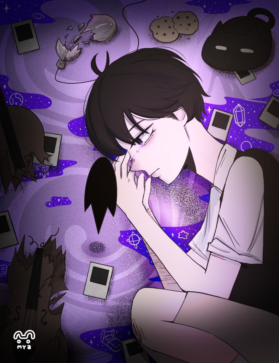 Tw self harm . . . . Headspace? #omori 👁️‍🗨️