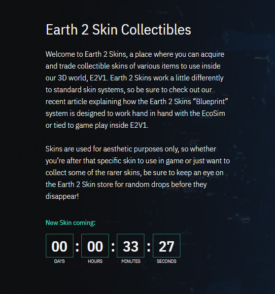 Paceeeey's tweet photo. A countdown just appeared for the whitepaper skin!
#earth2 #metaverse #whitepaper https://t.co/JgxBzrJZJu