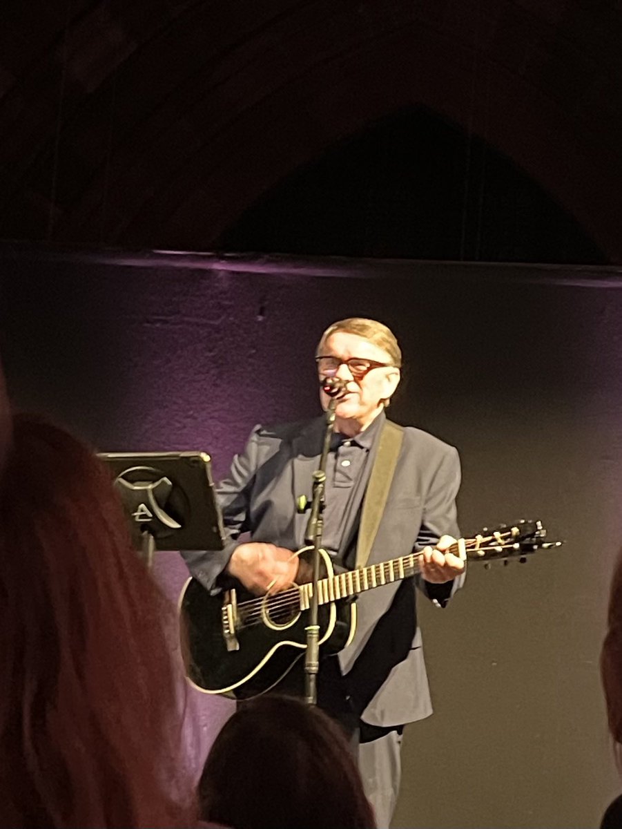 @Rockdecades Chris Difford (Squeeze) solo concert in Lichfield.