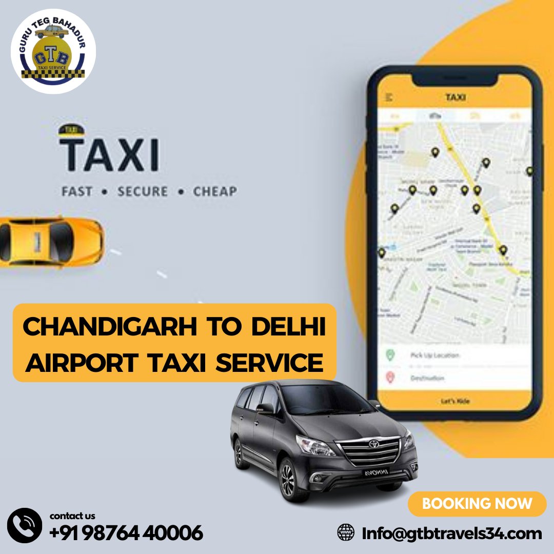 Convenient Chandigarh to Delhi Airport Taxi Service #ChandigarhToDelhiAirport #TaxiService #AirportTransfer #TravelConvenience #DoorToDoorService