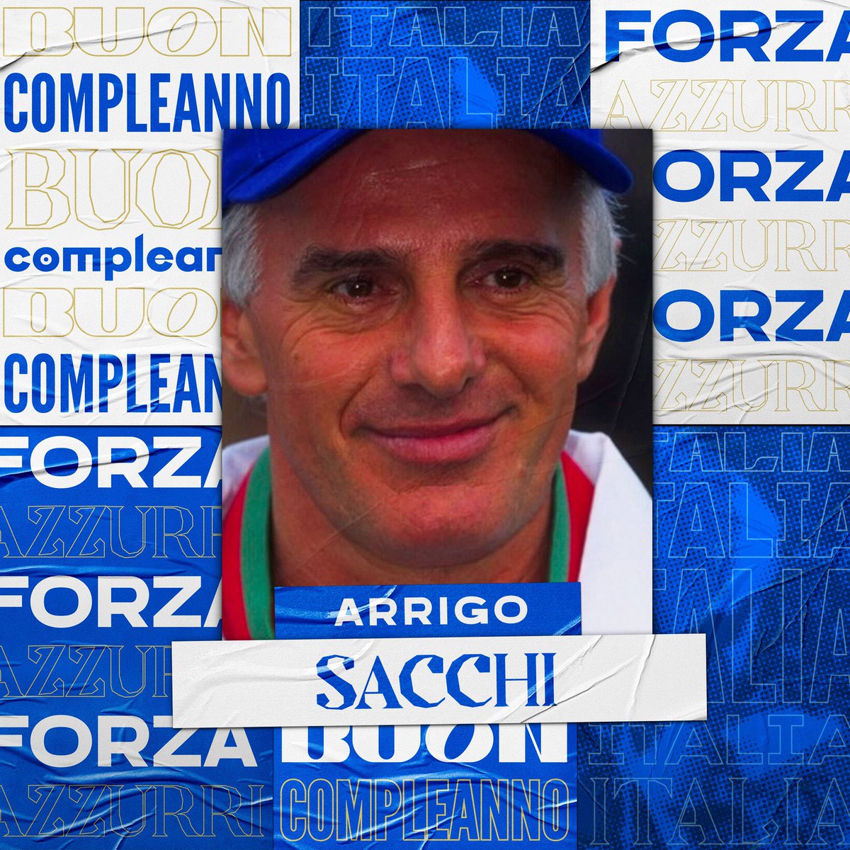 Wishing a very happy birthday to Giancarlo Antognoni and Arrigo Sacchi 💙🇮🇹

#Azzurri #VivoAzzurro