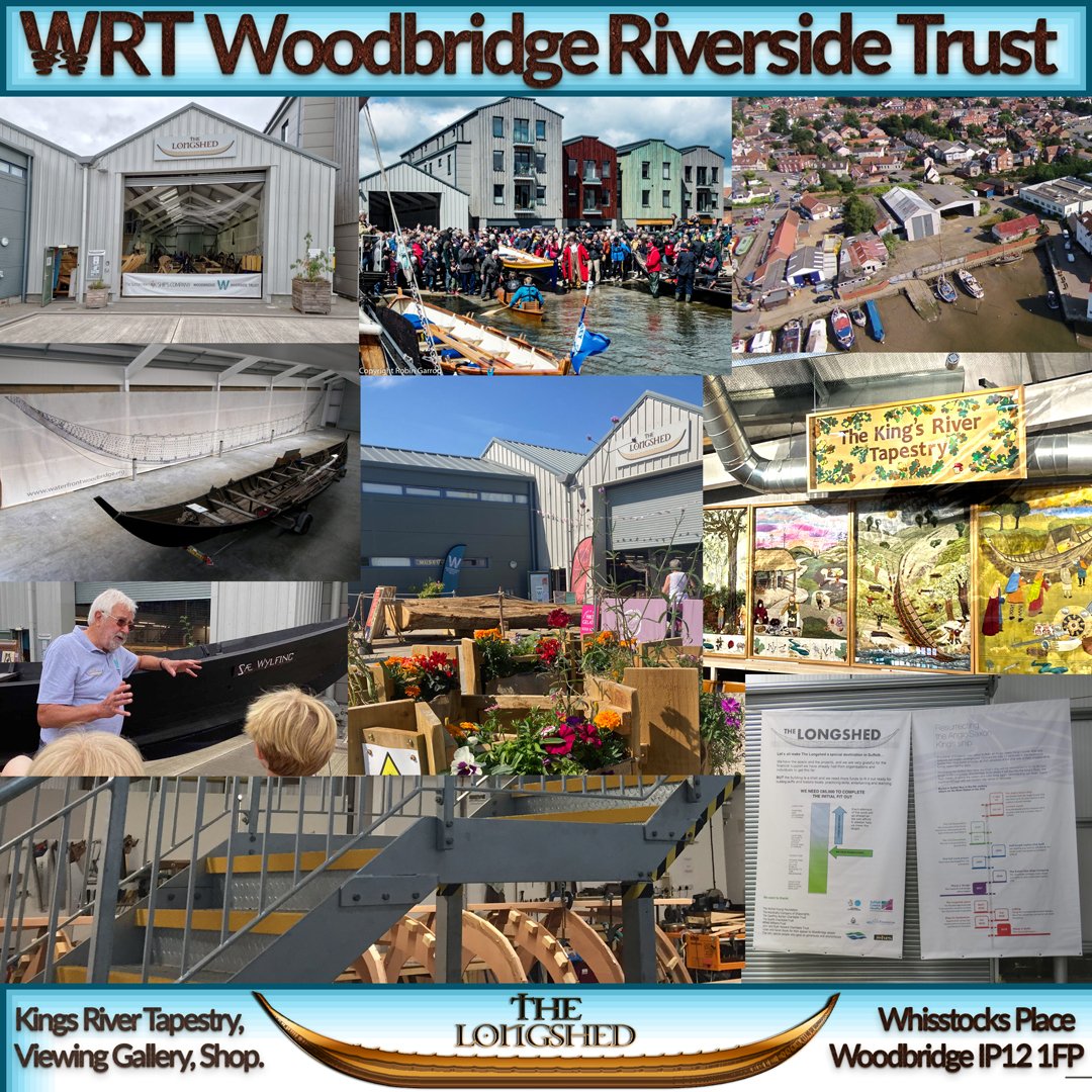 Woodbridge Riverside Trust is celebrating SIX years in the Longshed! Come and celebrate with us. We're open all day :) woodbridgeriversidetrust.org/celebrating-si…