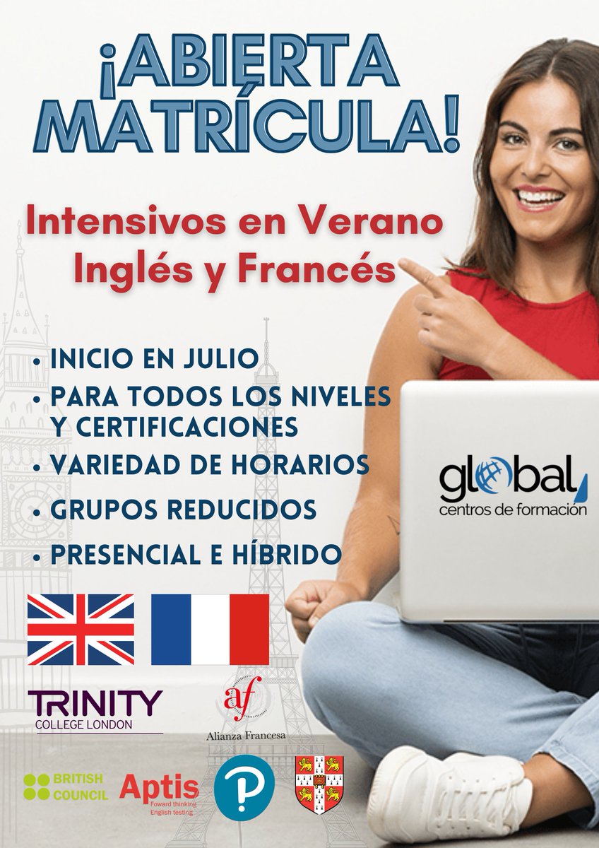 globalforma's tweet photo. Iniciamos 𝐧𝐮𝐞𝐯𝐨 𝐦𝐞𝐬 𝐝𝐞 𝐩𝐫𝐨𝐩ó𝐬𝐢𝐭𝐨𝐬 𝐲 𝐟𝐨𝐫𝐦𝐚𝐜𝐢𝐨𝐧𝐞𝐬 Os recordamos que nos encontramos en pleno 𝐩𝐞𝐫𝐢𝐨𝐝𝐨 𝐝𝐞 𝐦𝐚𝐭𝐫𝐢𝐜𝐮𝐥𝐚𝐜𝐢ó𝐧 𝐝𝐞 𝐢𝐝𝐢𝐨𝐦𝐚𝐬: 𝐛𝐞𝐛é𝐬, 𝐧𝐢ñ𝐨𝐬/𝐚𝐬, 𝐣ó𝐯𝐞𝐧𝐞𝐬 𝐲 𝐚𝐝𝐮𝐥𝐭𝐨𝐬
#PuenteGenil #Idiomas https://t.co/Z0muHPSvuj