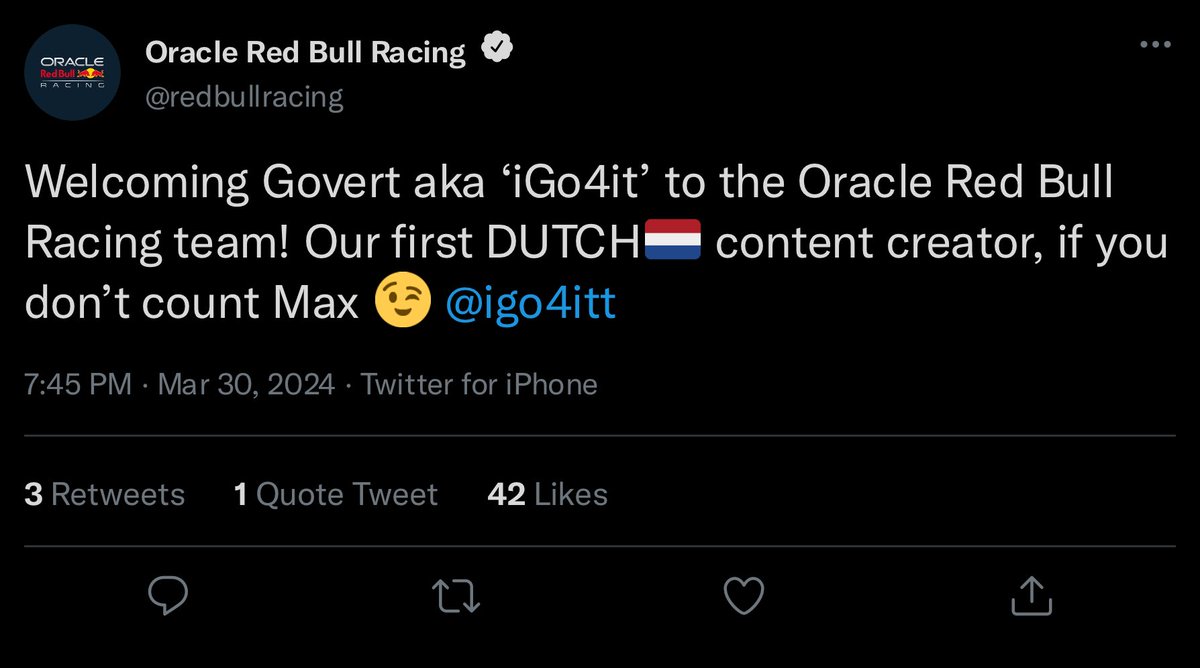 This is the best day in my life <a href="/redbullracing/">Oracle Red Bull Racing</a>