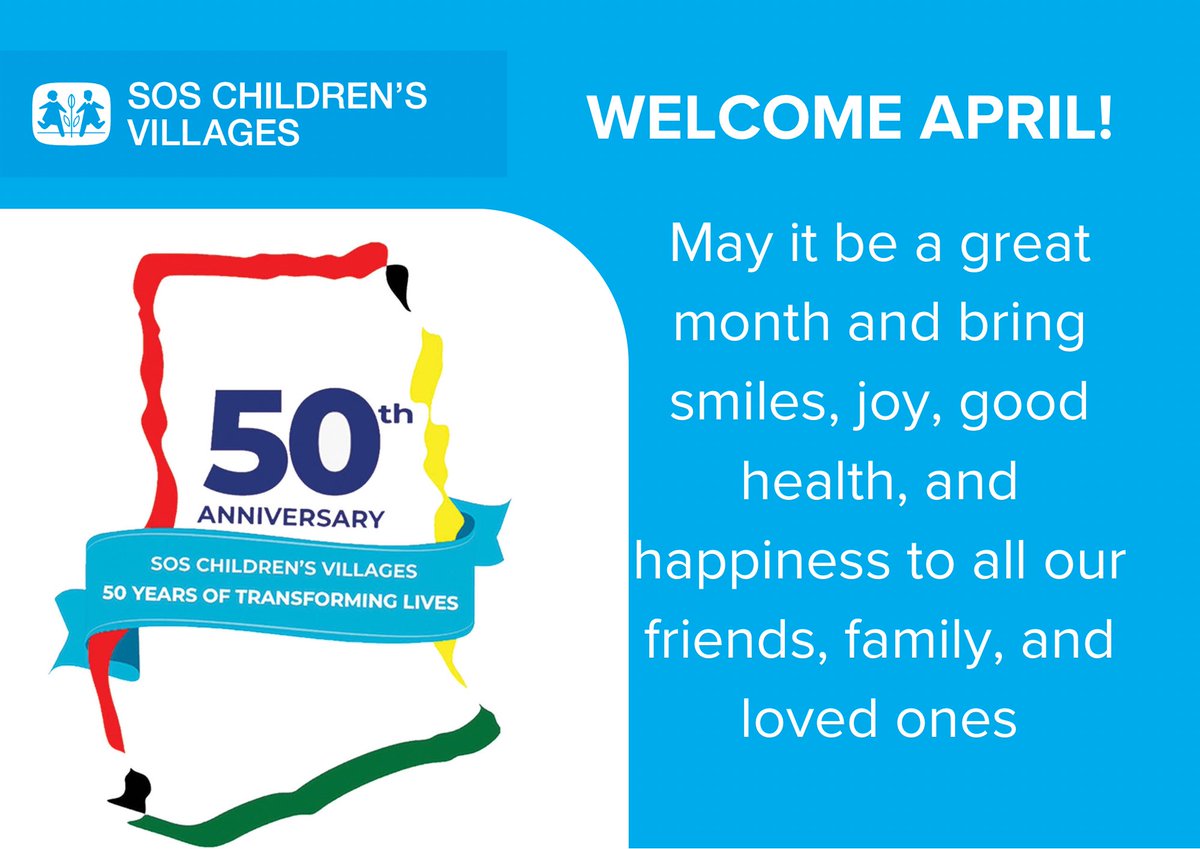 #HappyNewMonth #wearesoschildrensvillages
#weare50
#NoChildAlone #together4greaterimpact