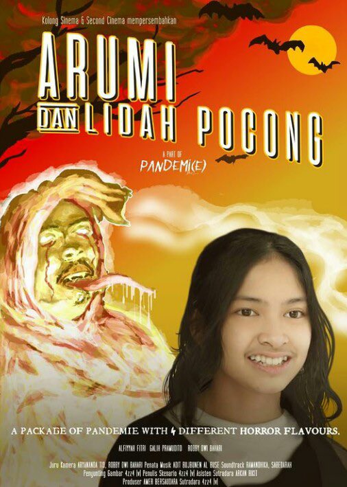 K3FilmSpace's tweet photo. Masih dengan karyanya Azzam Fi Rullah yang unik, kali ini kami nyoba nonton filmnya yang ngangkat mitos air liur pocong sebagai penglaris.

ARUMI DAN LIDAH POCONG
by Azzam Fi Rullah

Btw, ini sebenernya plesetan dari judul Aruna dan Lidahnya nggak sih?!😭 https://t.co/mEmmCzcij1