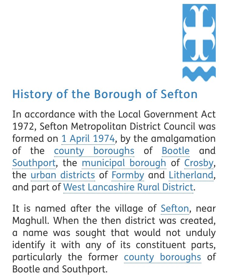 Happy 50th Sefton…and all other local authority areas established OTD in 1974 @SeftonCVS !