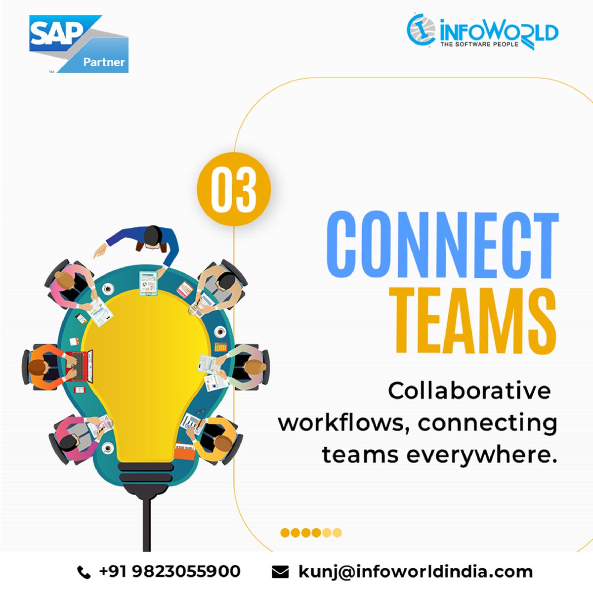 Infoworld_Pune's tweet photo. Let's make excellence the norm. Connect with InfoWorld today.

📞 +91 9823055900 
📧 kunj@infoworldindia.com
🌐 https://t.co/TPF6AYArcU

#InfoWorld #SAPPartner #BusinessEfficiency #RealTimeAnalytics #IndustryExpertise #TeamCollaboration #SecureData https://t.co/CJNaTzWnOU