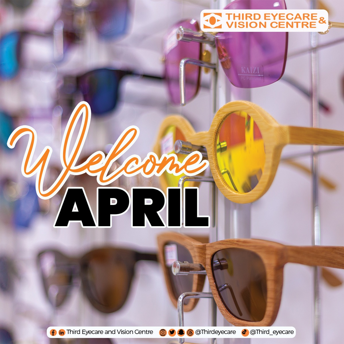 New month, new opportunities to see the world better! Happy April to all our cherished customers and new customers! #thirdyecareandvisioncentre #besteyeclinicinghana #newmonth #april2024