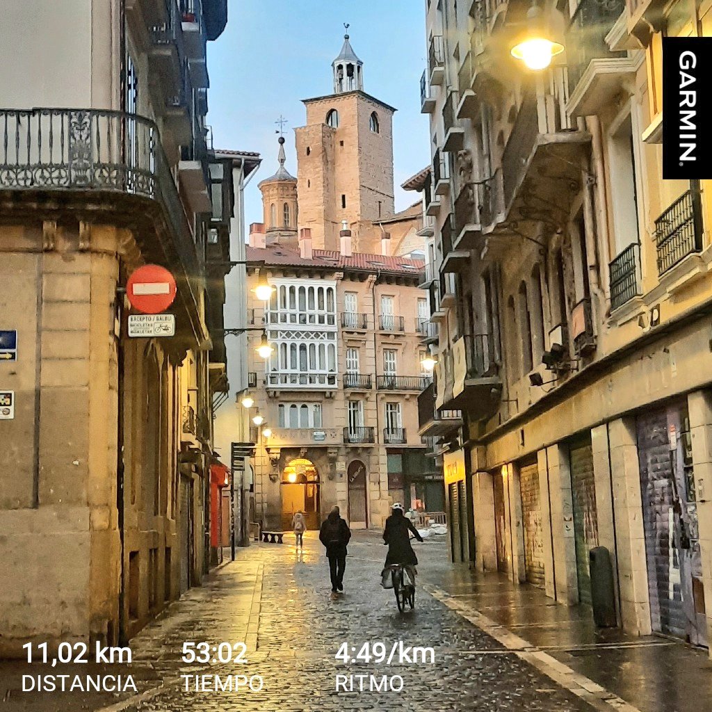 5 días libres en Semana Santa 4 días saliendo a correr. #notbad Y si llueve, que llueva, que solo es agua.