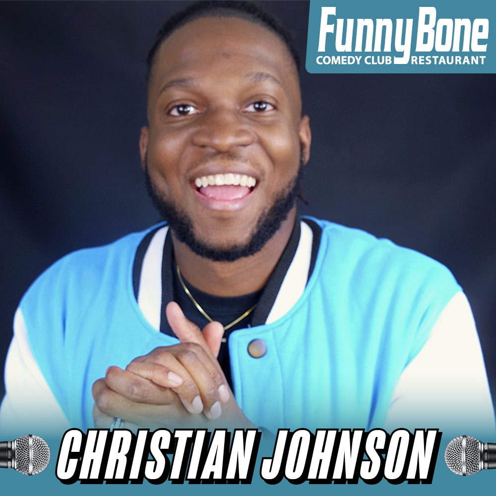 Christian Johnson is here for 1 night only! 🎙️ April 7